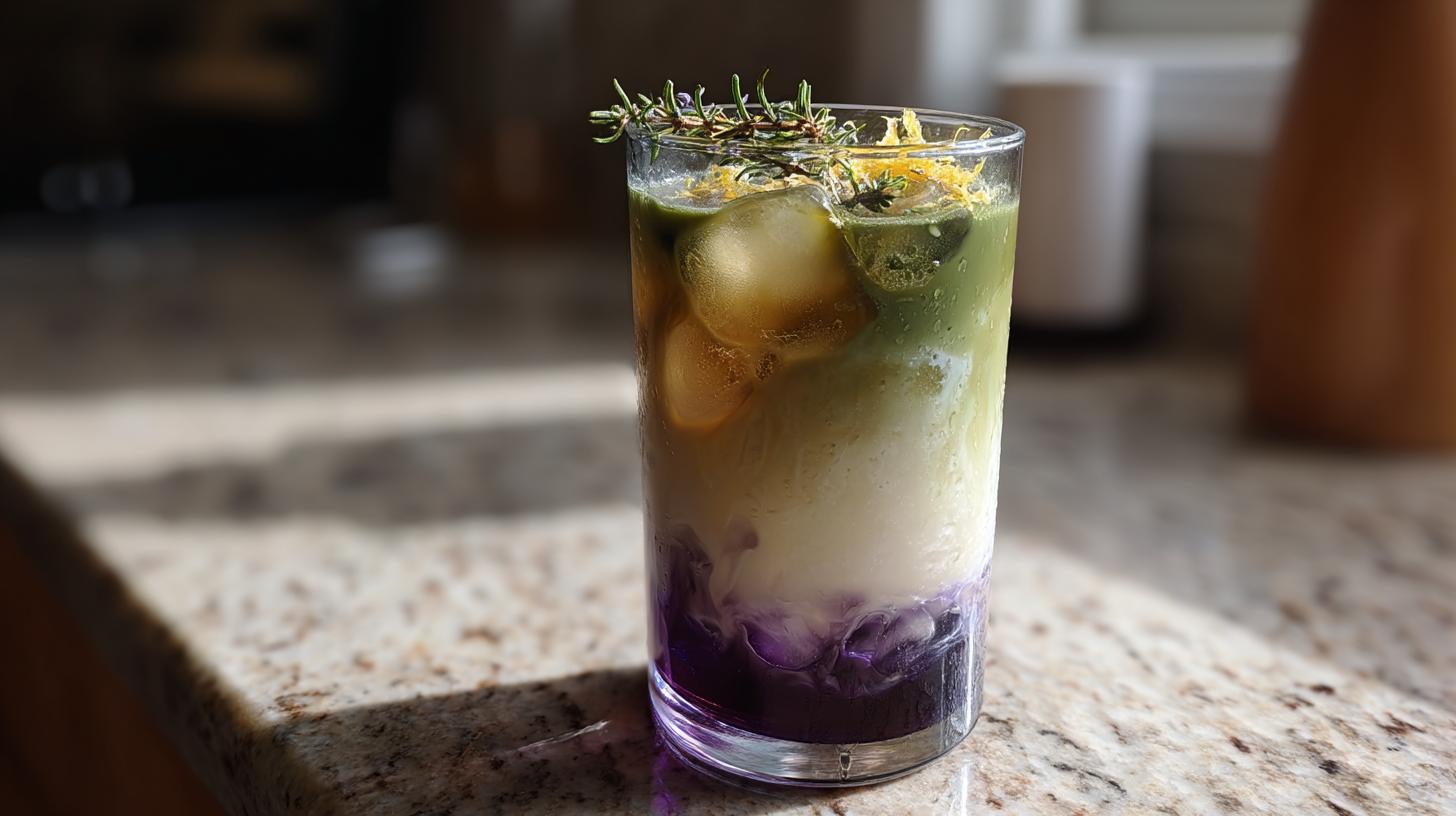 Blueberry Lavender Iced Matcha Latte: 15-Minute Summer Refreshment